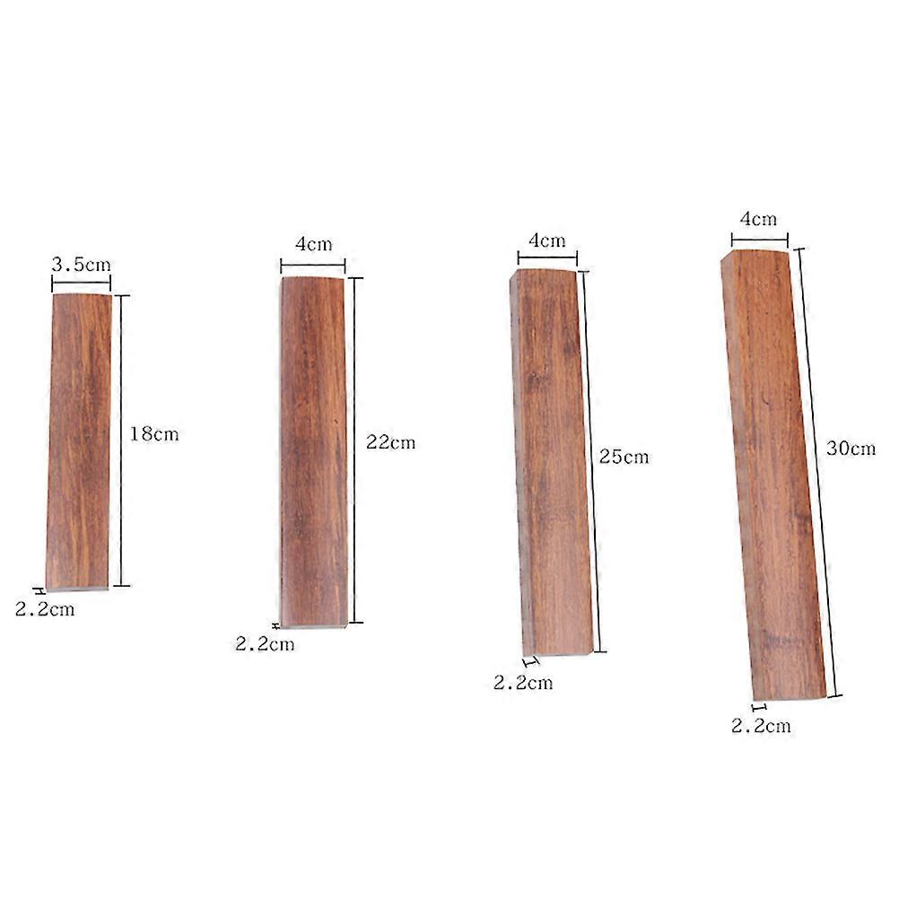 Chinese Calligraphy Tool Bamboo Wooden Paperweight for Writing Use 1Pair