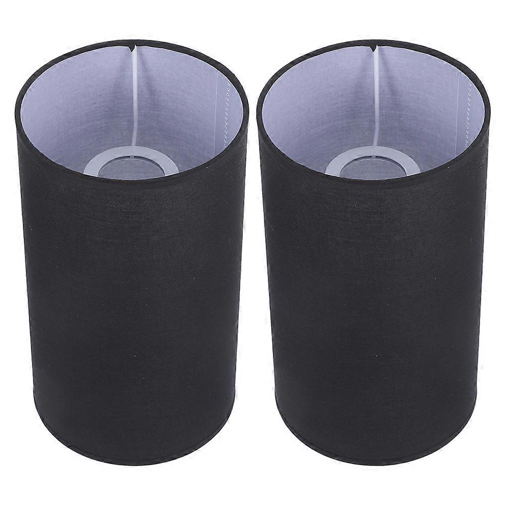 Indoor Light Cover Black Wall Light Shade Cloth Lamp Accessory 4Pcs