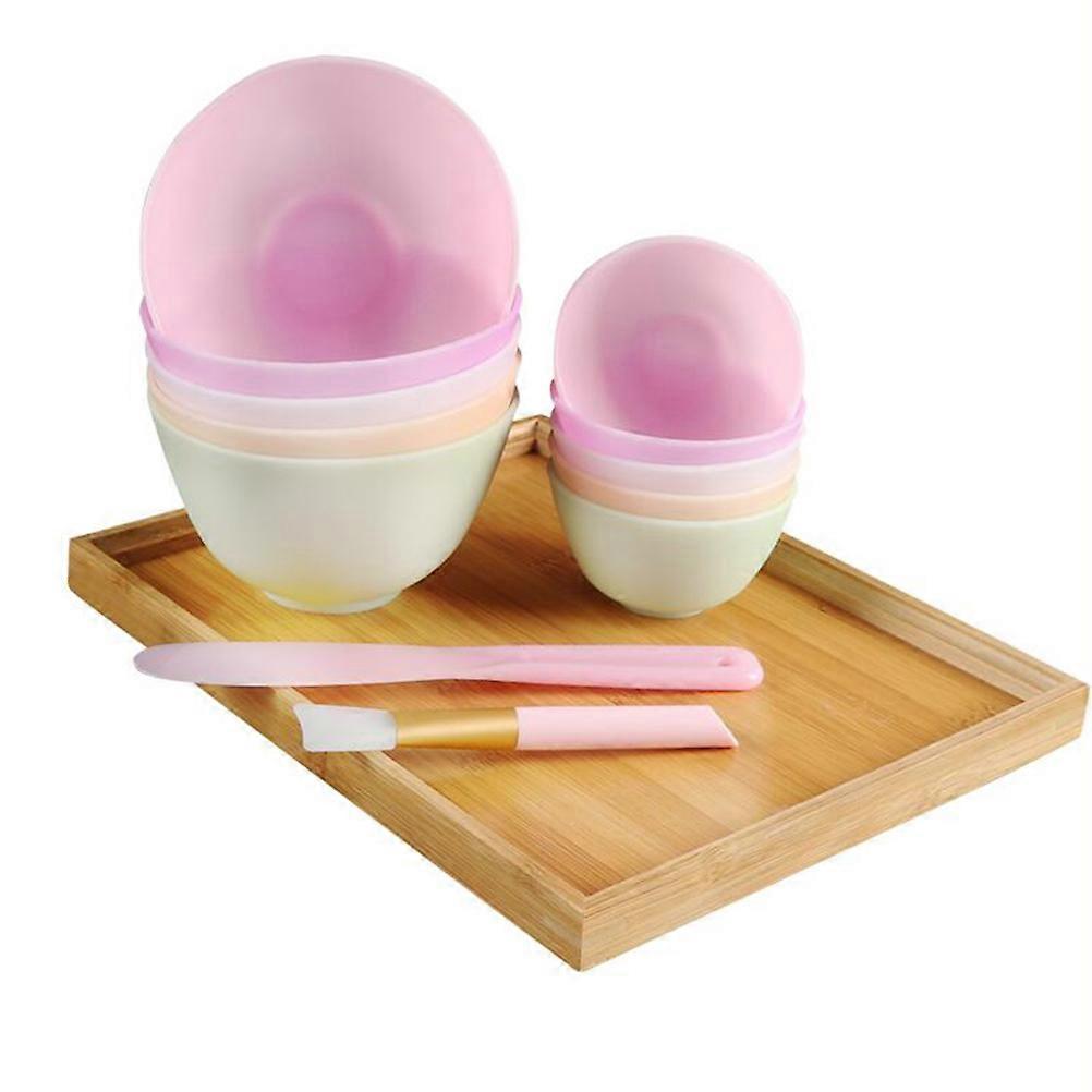 Anti-Drop Silicone Bowl 10.5 X 7 Cm Ideal For Home Cooking Odorless Yellow Mixing Tool 2 Pcs