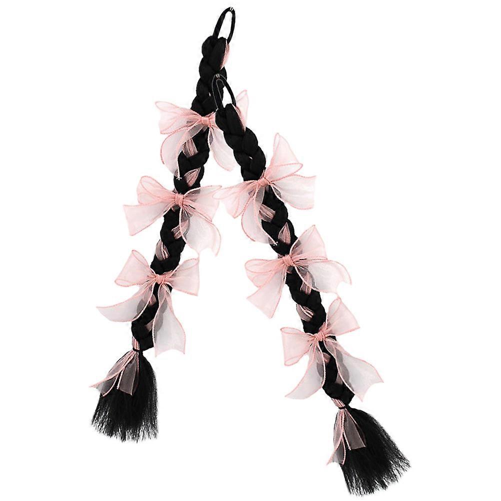 Long Braided Ponytail Extension 10 Pcs Assorted Color For Women Fashion Enthusiasts Great For Cosplay Add Volume With High Temperature Resistant