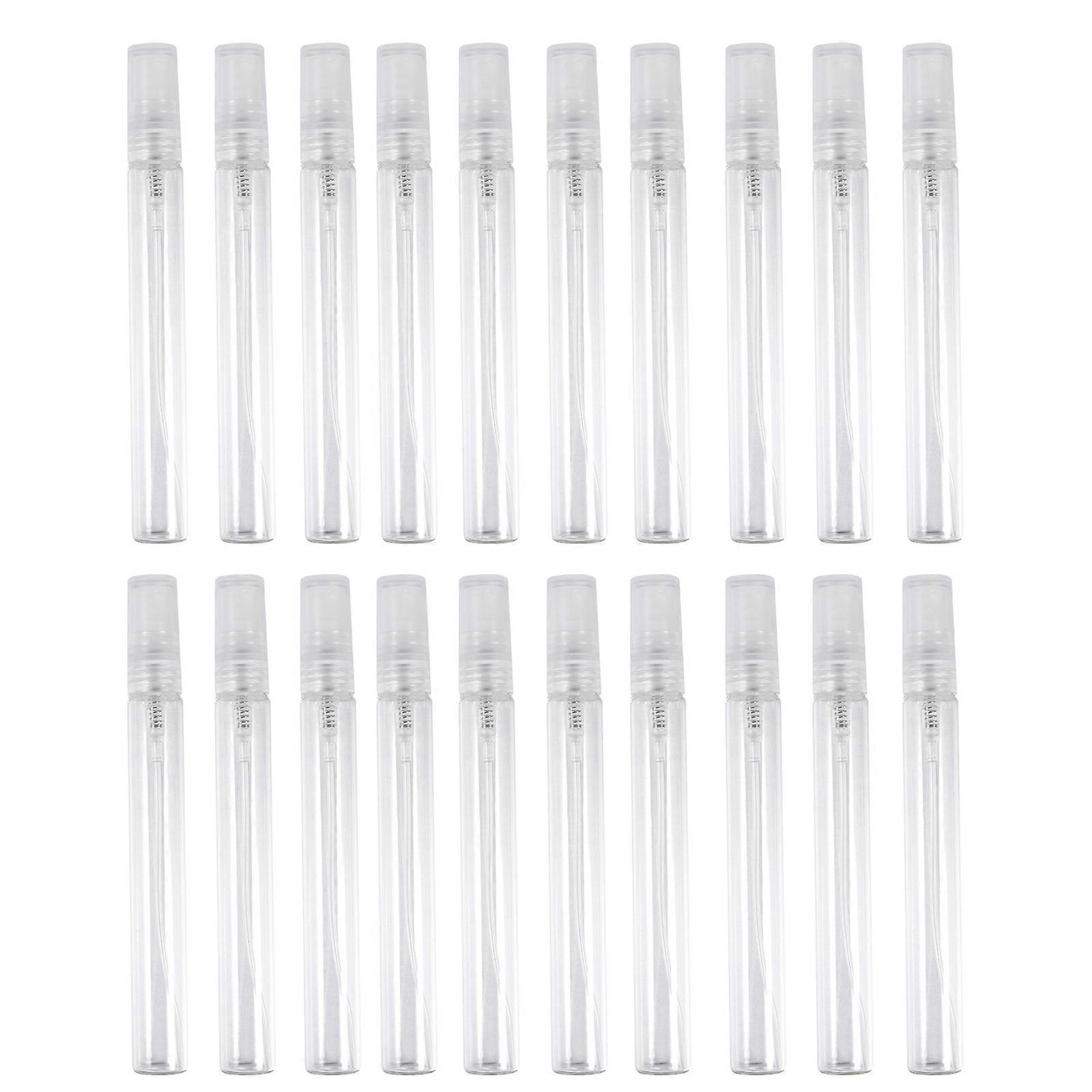 Mini Glass Perfume Spray Bottles Refillable for Storage 72Pcs Pack