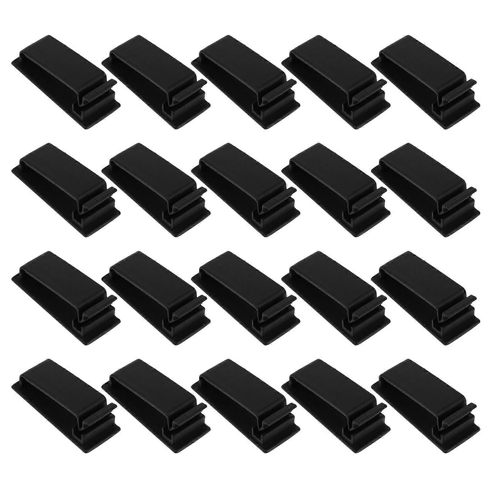 Cord Keeper Cable Organizer for Storage 60Pcs Black Headphone Cord Management