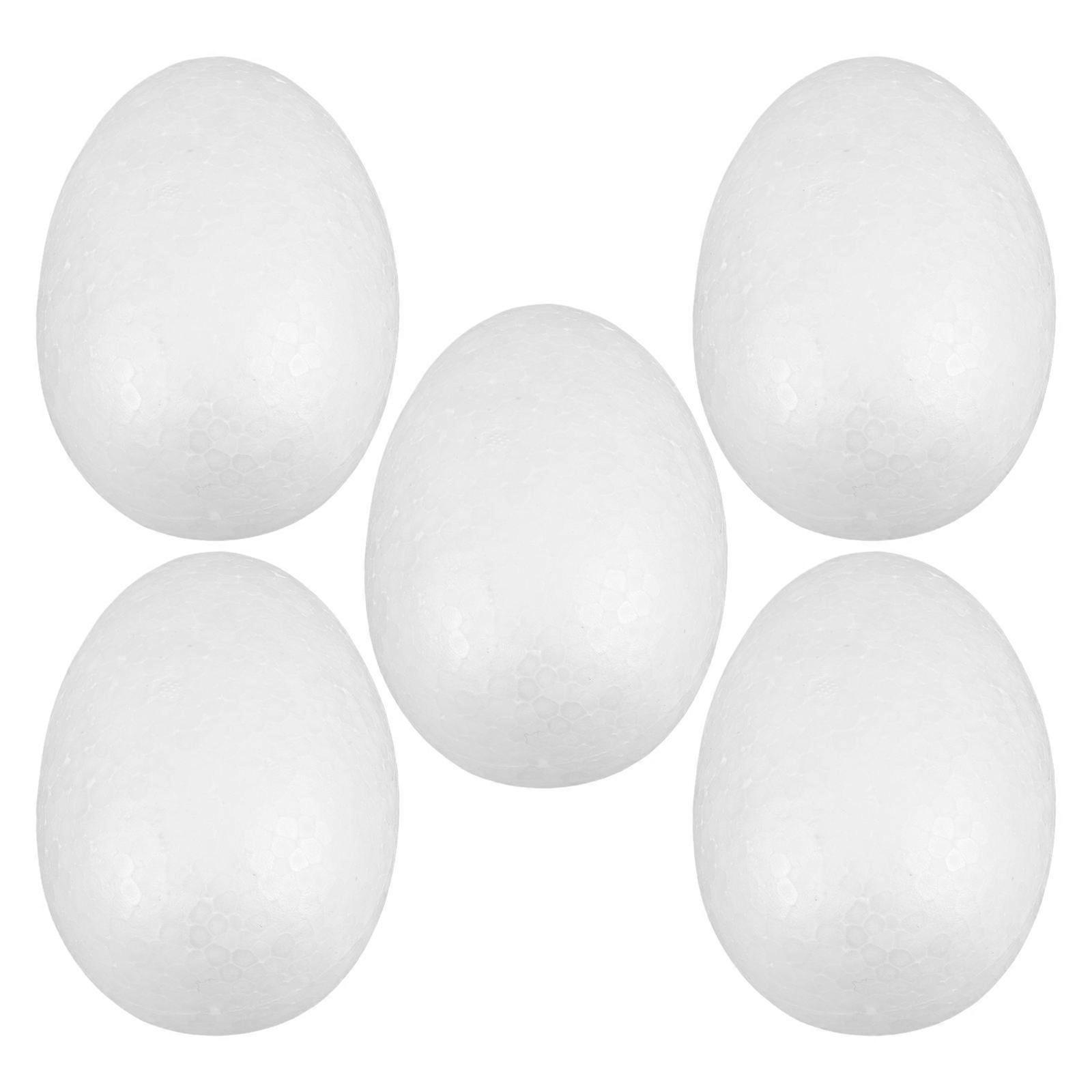 Decoration Foam Easter Egg Easter Craft Accessories 15Pcs White Foam