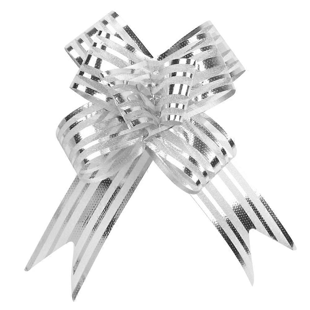 Pull Bows White Ribbon String for Wedding Party 40Pcs Pack