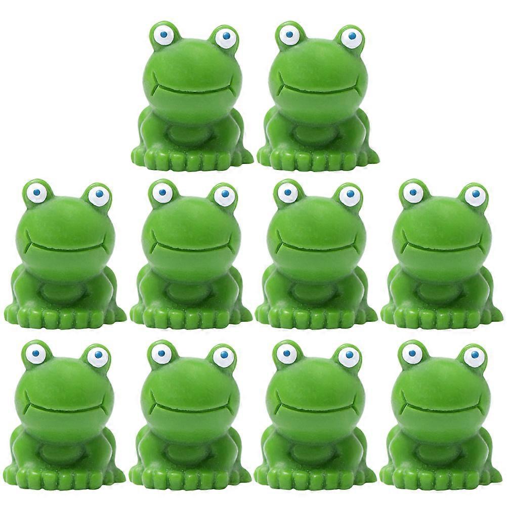 Mini Frogs Figurines Resin Decoration for Garden Use 50Pcs