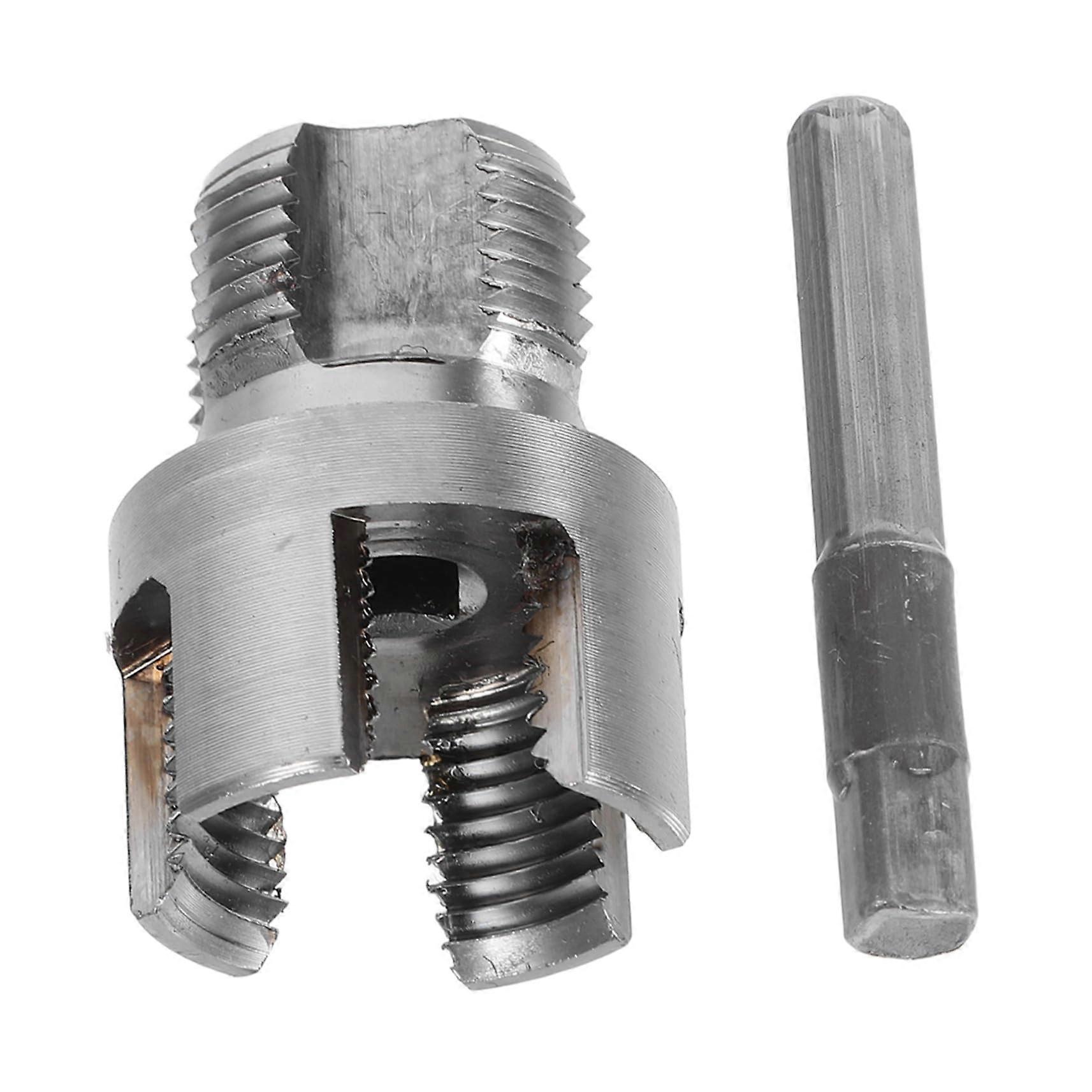 Heavyduty Pipe Threading Drill Bit Attachment For Electric Drills Internal External Thread Tool PPR Pipes Leakproof