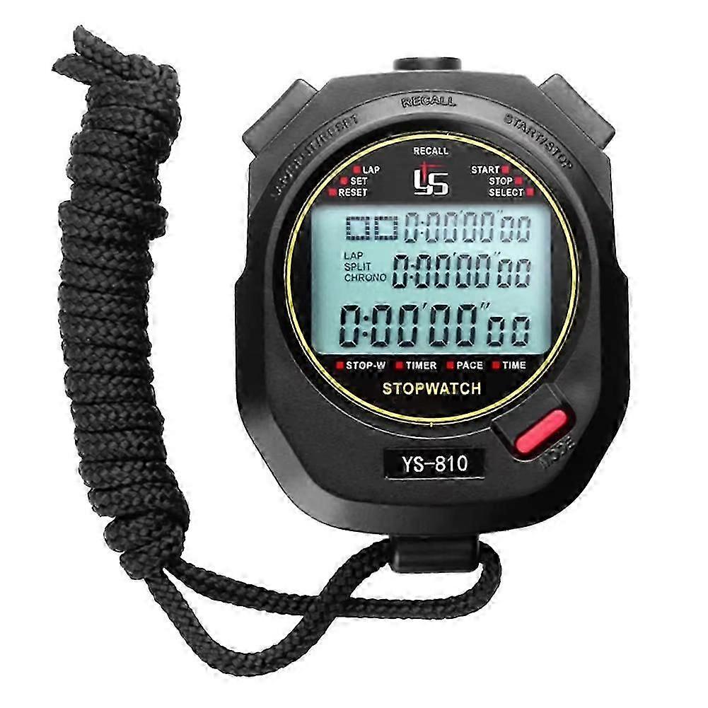 Electronic Stopwatch Timer Professional Digital Handheld Training Timer Portable Outdoor Sports Running Chronograph Stop Watch