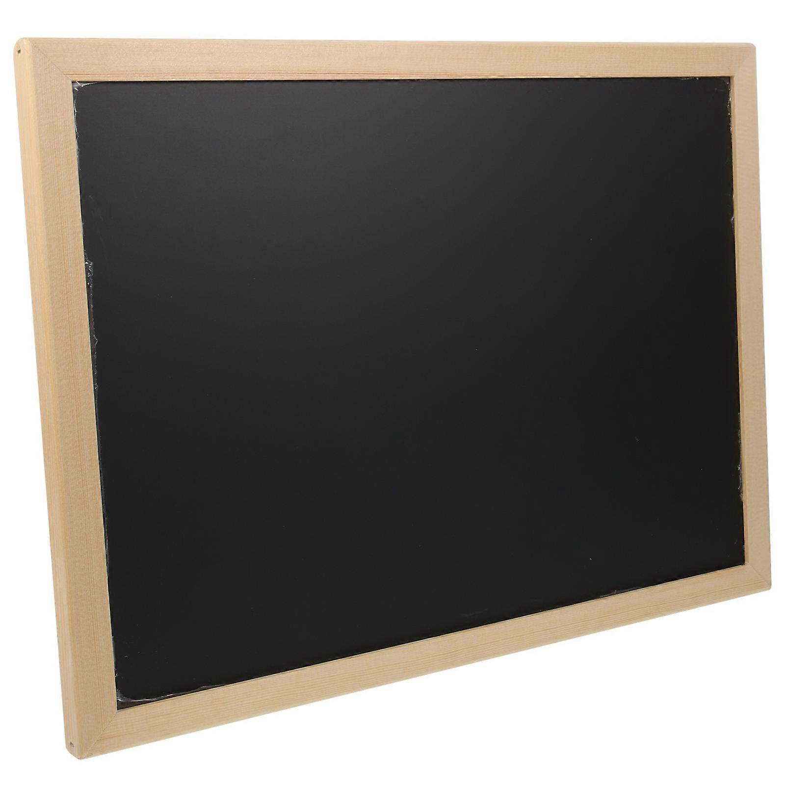 Bulletin Board Chalkboard Table Signs Message Display Writing Surface Simple Design For Festive Events Wedding Birthday Party 40.50X30.00X2.00CM 1Set