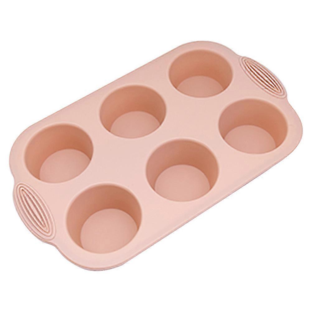 Kitchen Silicone Cake Mold for Baking 4Pcs Household Pink