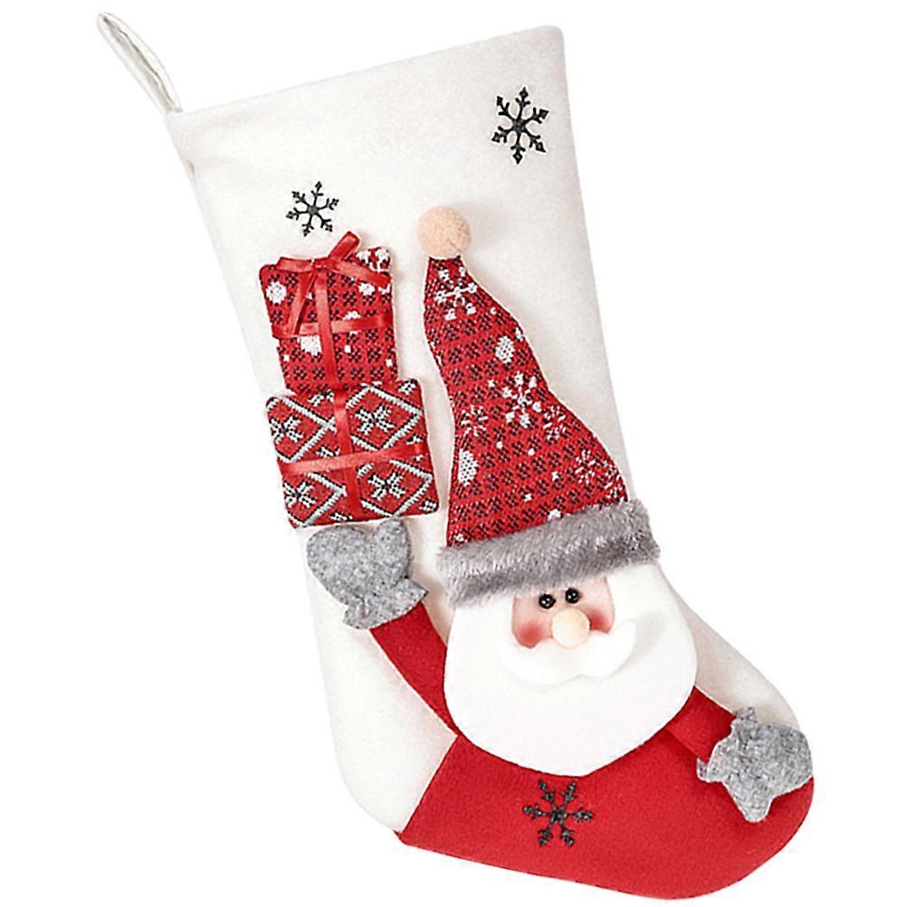 Christmas Stocking Xmas Tree Hanging Sock for Holiday Decoration