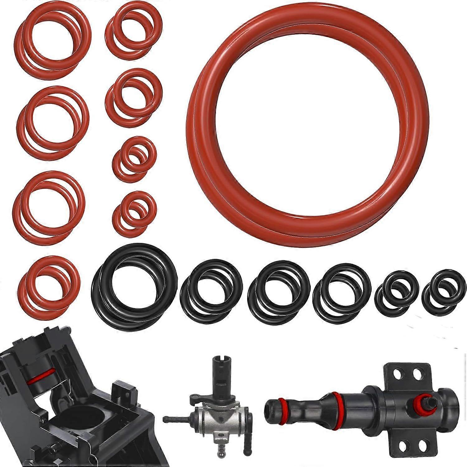 Δακτύλιοι Ο συμβατοί με Philips Saeco, 30 τεμάχια σιλικόνης για βαλβίδα στήριξης, βαλβίδα ατμού, ομάδα παρασκευής