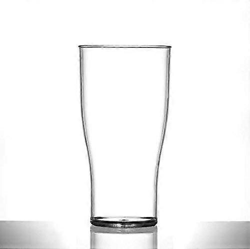 Polycarbonate Plastic Reusable Tulip Shaped Pint Glass 20OZ 12Pack CE Marked