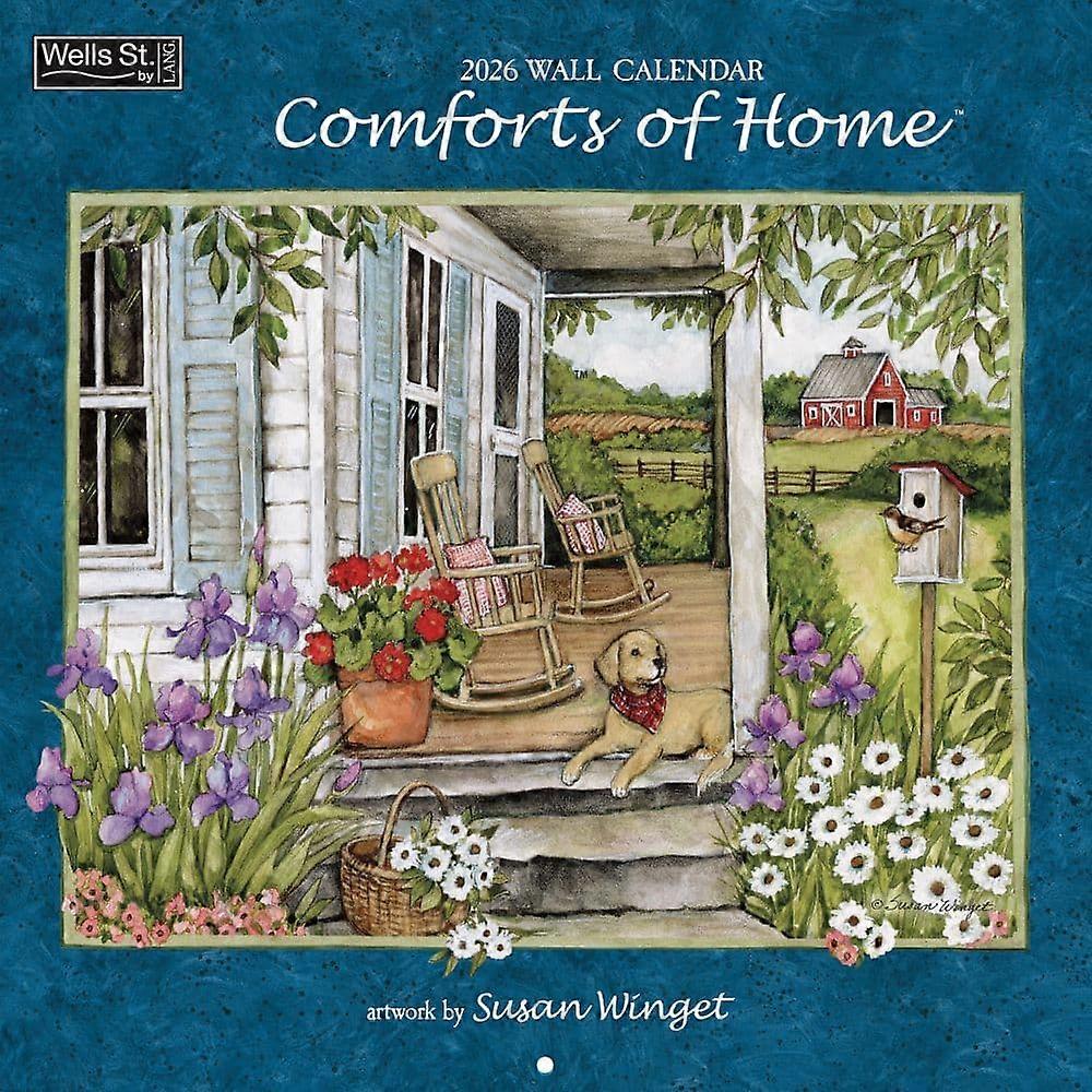 Wells St. By Lang Comforts Of Home Calendar 2026