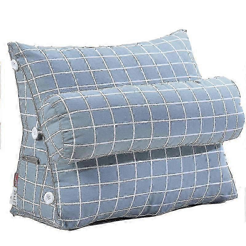 25-26 New Bed Wedge Pillow Adjustable Reading Throw Cushions