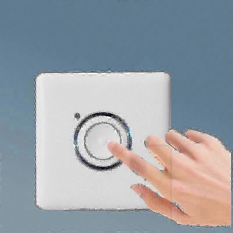 Outdoor LED Touch Timer Switch with 16 Delay Levels and Digital Countdown Function, AC110-250V Wall Timer for Home Automation