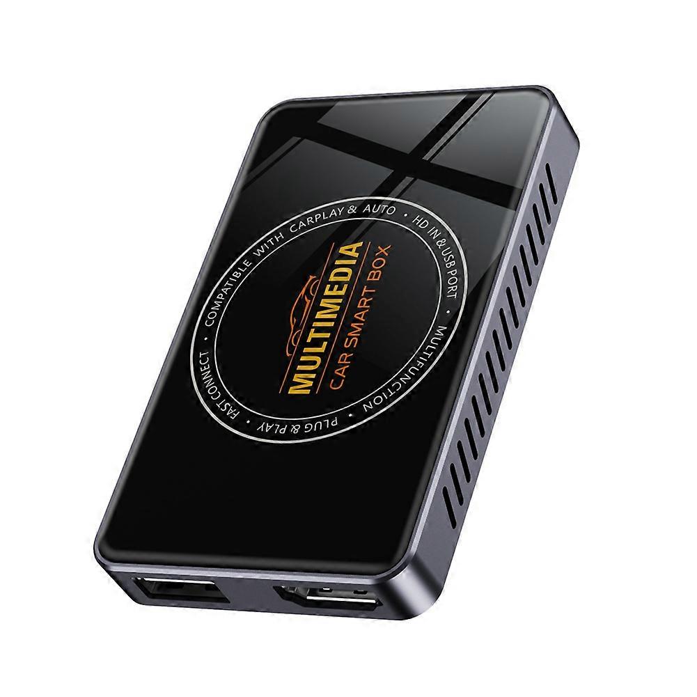 3 in 1 Wireless CarPlay TV Box Android Auto CarPlay HDMI-Compatible 4K Decoding Smart AI Box for IOS Android Cars