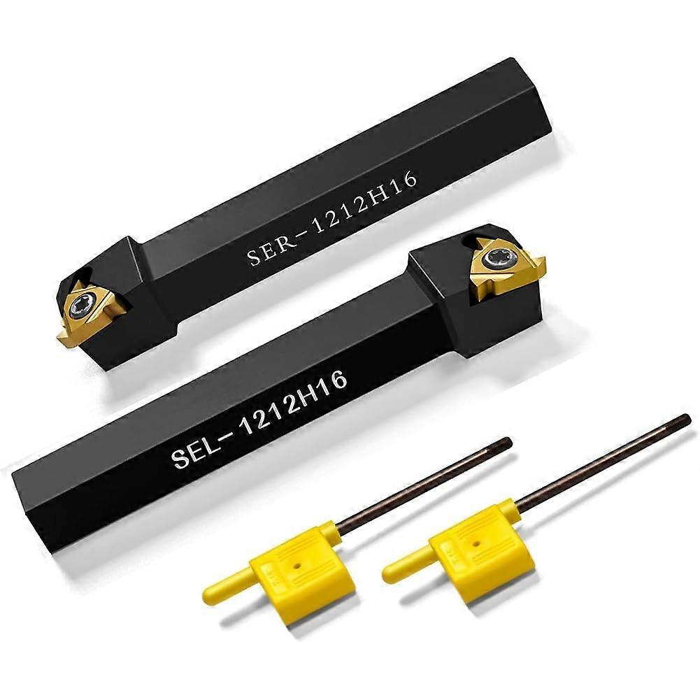 1/2Inch CNC Thread Turning Tool Holder SER1212H16 With 16ER/16IR AG60 Carbide Inserts