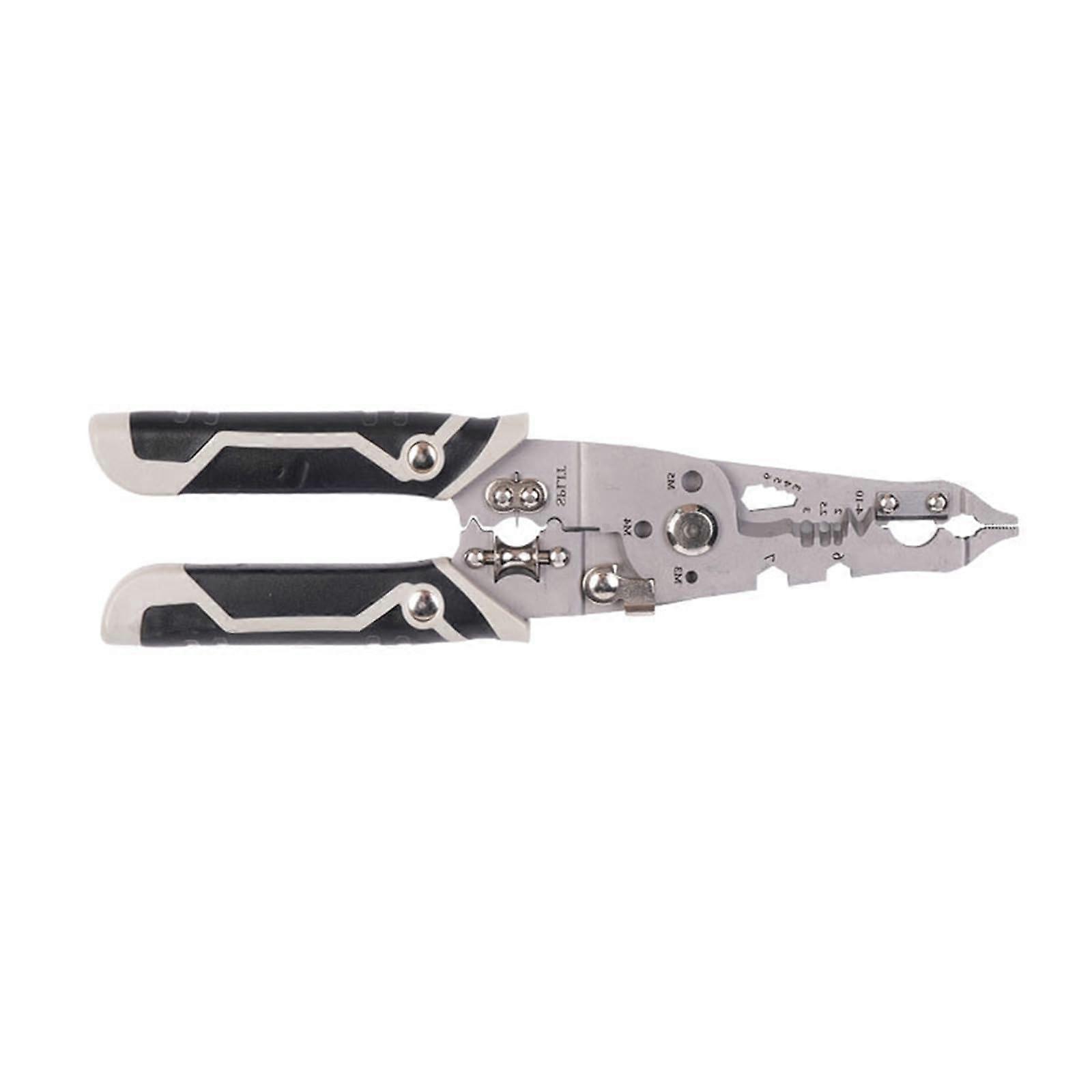 Wire Stripper Splicer Cable Multipurpose Stripping Tool Insulated Ergonomic Crimping Pliers