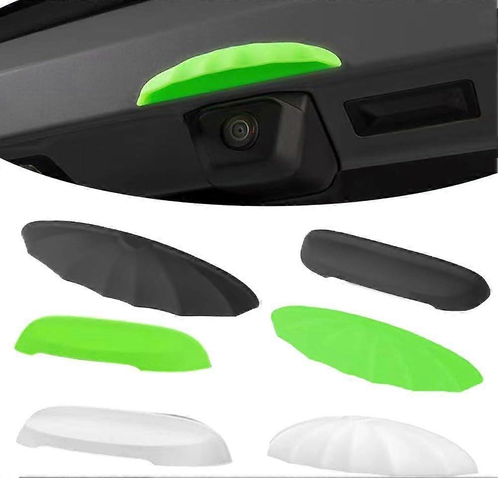 Automobile Rear Camera Rain Shield White Silicone Designed For Fit Protects Rear Cameras From Rain Fog And Water BuildUp