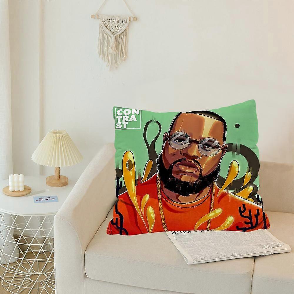 c475ソファ枕カバーヒップホップミュージックラップスターカバークッション装飾枕カバー装飾weq475