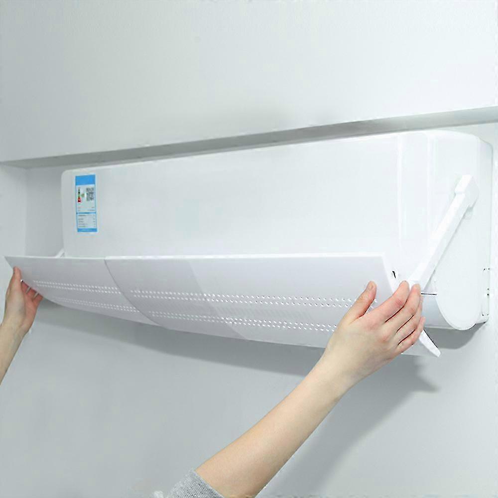 Air Conditioning Baffle PP PS PVC Anti Direct Blowing Scalable Air Conditioning Baffle Shield Deflector Hollow