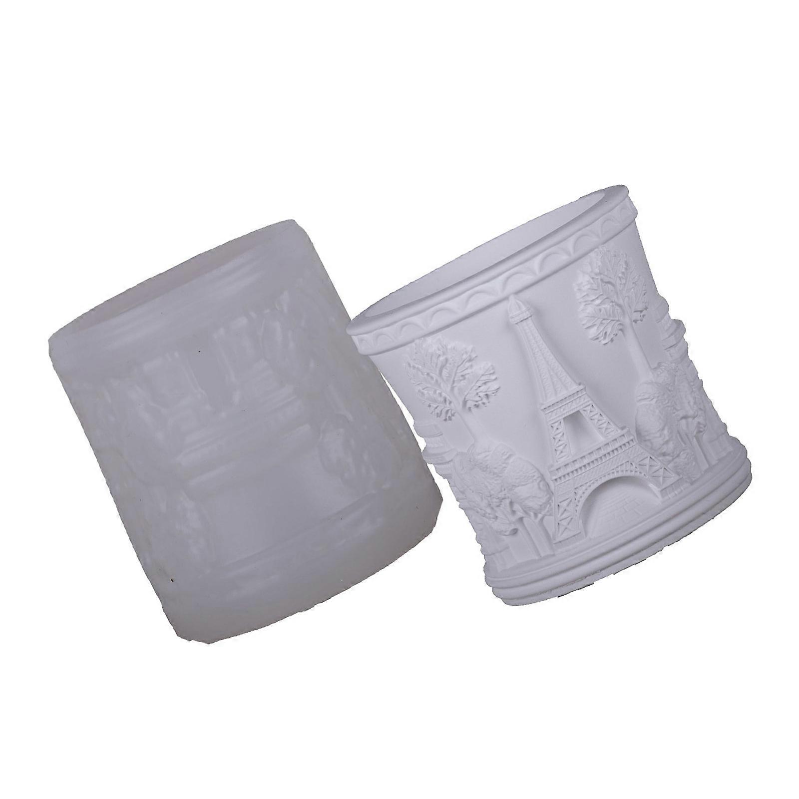 High Elastic Silicone Tower Mold For DIY Resin Crafts Storage Containers Candle Making Sturdy Reusable Design Multicolor