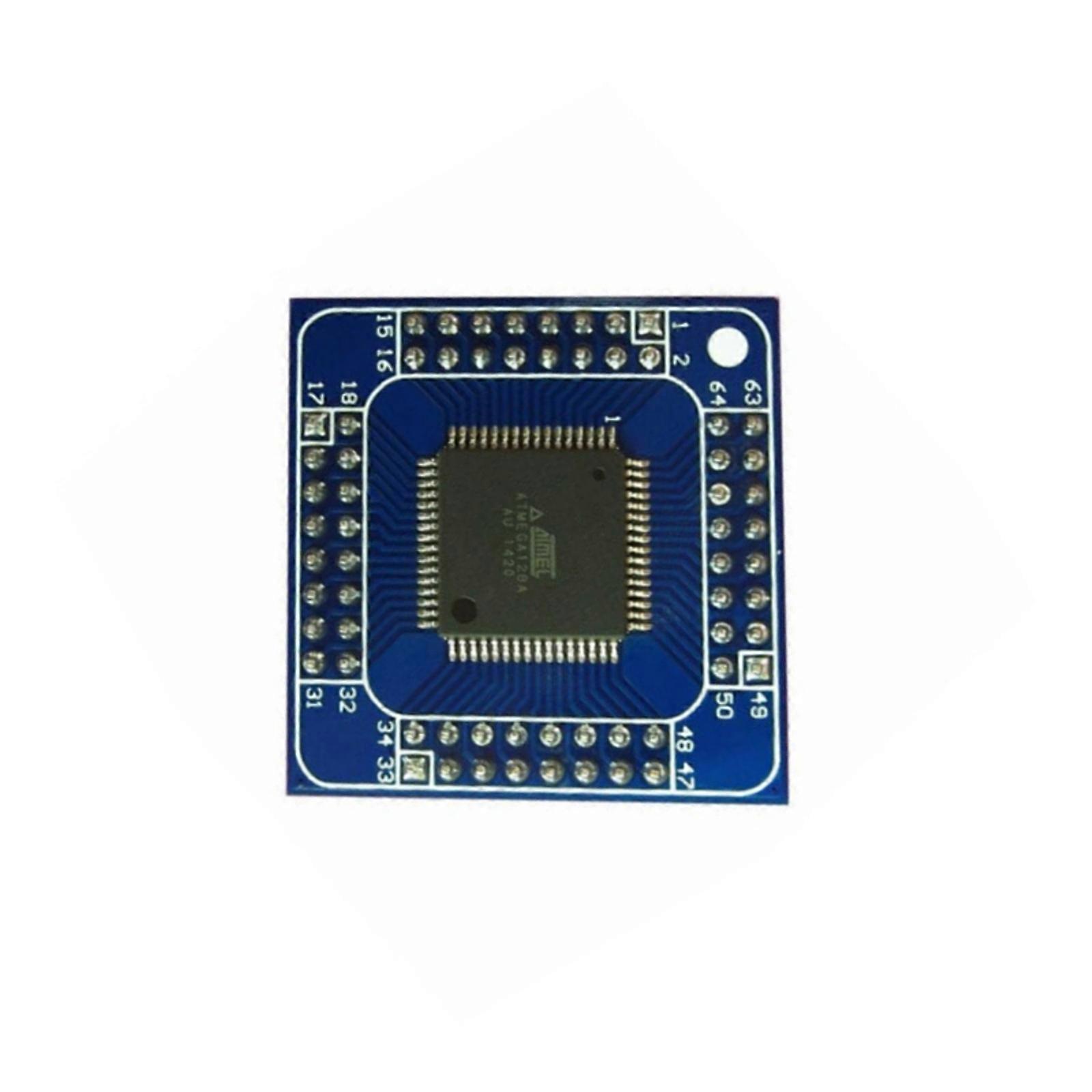 Universell ATMEGA128-kärnors moderkort PCB-adapter mikrokontrollersystemanslutningskort för datordanslutning flerfärgad