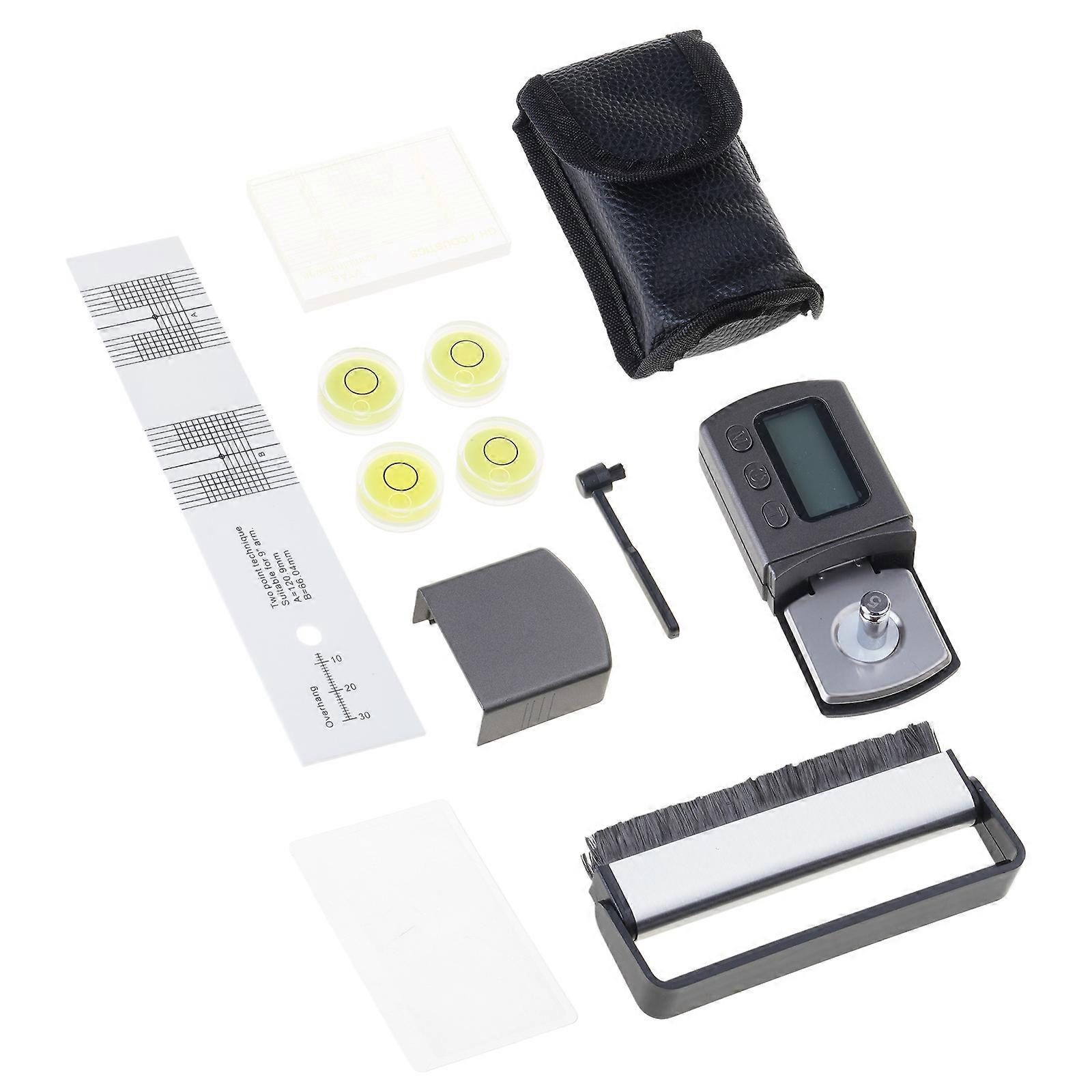 Professional for LP Digital Turntable Stylus Force Scale Gauge Alignment Protractor Azimuth Turntable Tools Record Playe Multicolor