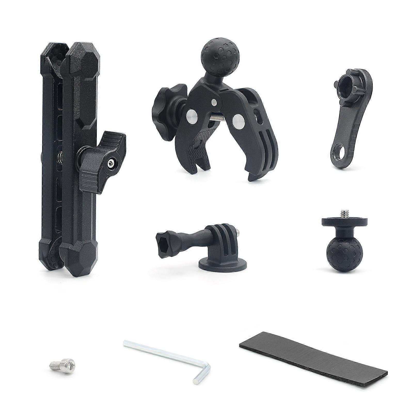 Handlebar Support Bike Mount with Quick Release Base Quick Release Camera Support Lightweight Bracket for Action Cameras Multicolor