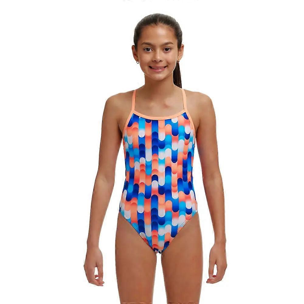 Funkita Piger Tail End Single Strap Badedragt - Multi