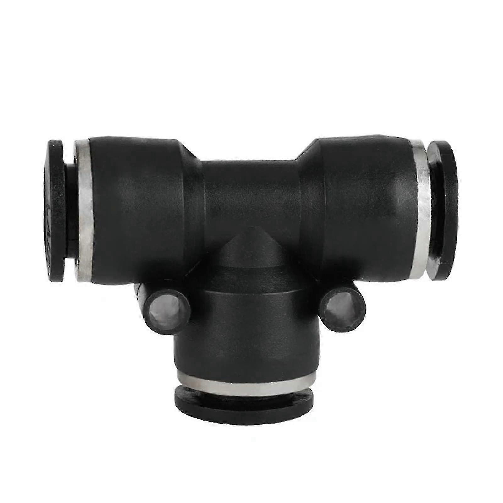 PE Black 3-Way Quick Coupling (PE6, 1 Piece) - Single Unit