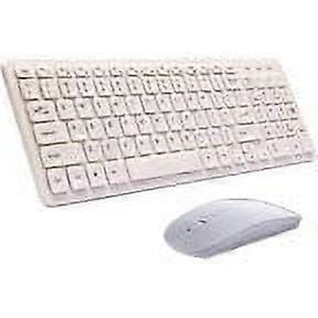 LINLIN Wireless Keyboard and Mouse Set,2.4G Cordless Numeric Keyboard Mouse Combo with Nano USB Receiver for Computer Desktop PC Windows XP/7/8