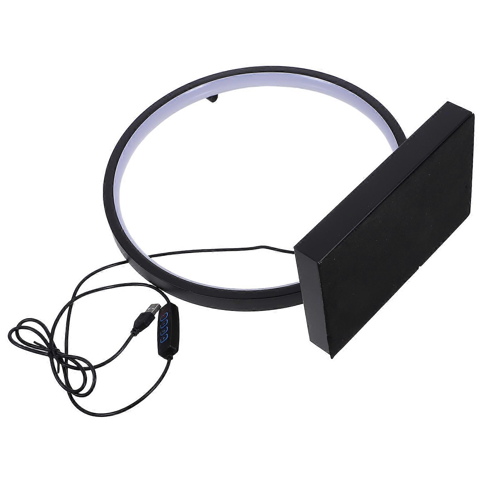 LED Circle Light Artistic Table Lamp for Relaxation 1 Piece