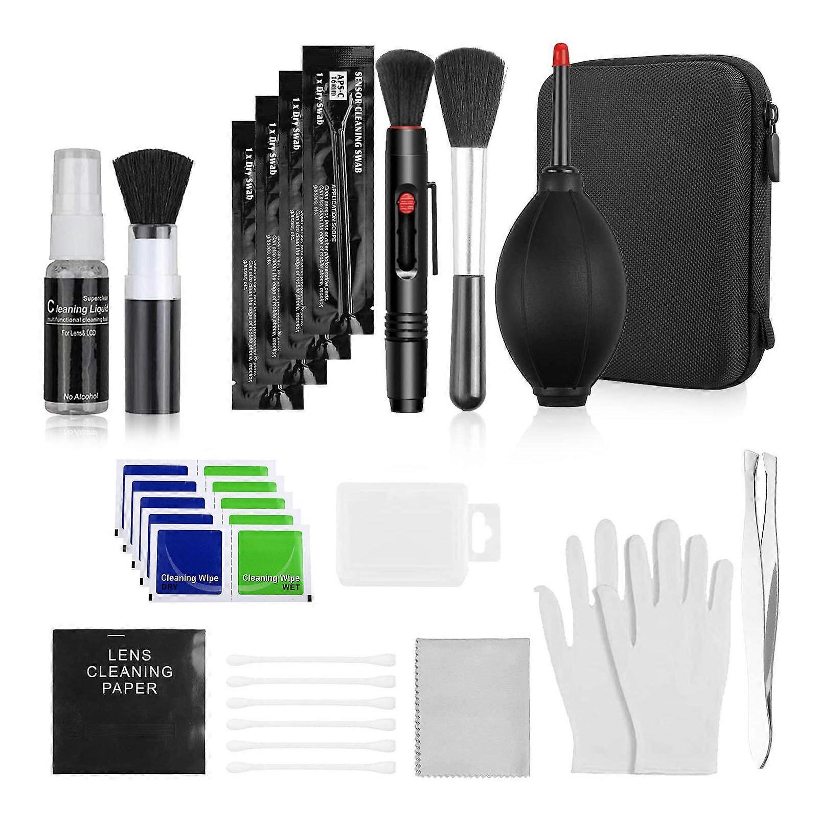 Professional Camera Cleaner Kit DSLR Lens Digital Camera Cleaning Set Lens Paper Dust Cloth For Camera Clean Kit Multicolor