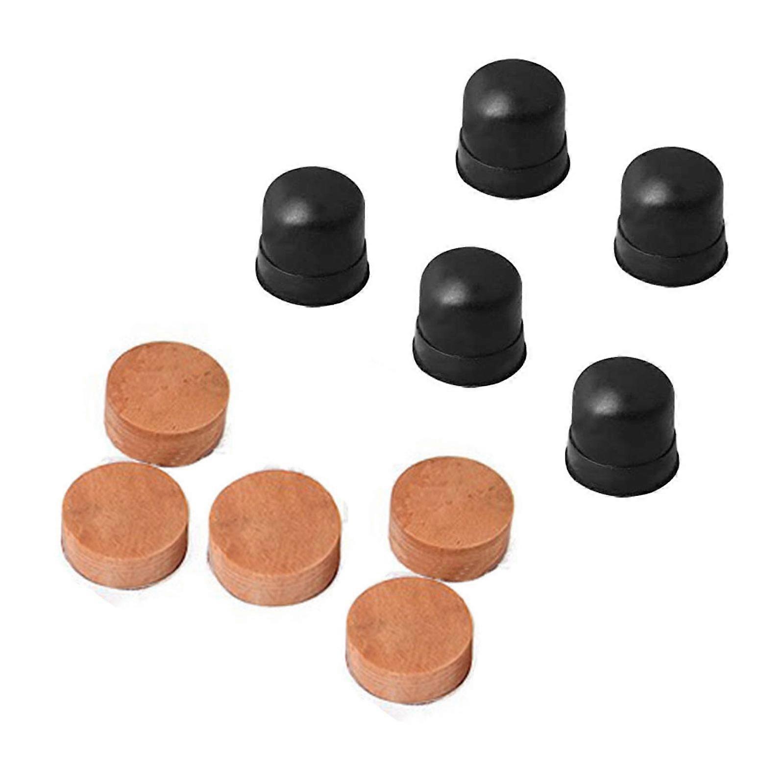 Trombone Cork Pad Repairing Cork Pad Slide Rubber End Bumper Set Water Key Spit Value Cork Pad Performances Accessory Multicolor