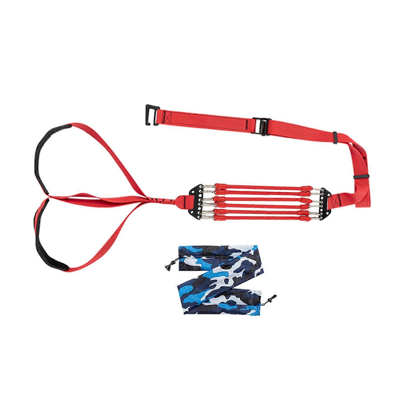 Pull up Assist Band System Adjustable Chin Up Assistance Elastic Resistance Band Home Gym Horizontal Bar Hanging Belt  Red