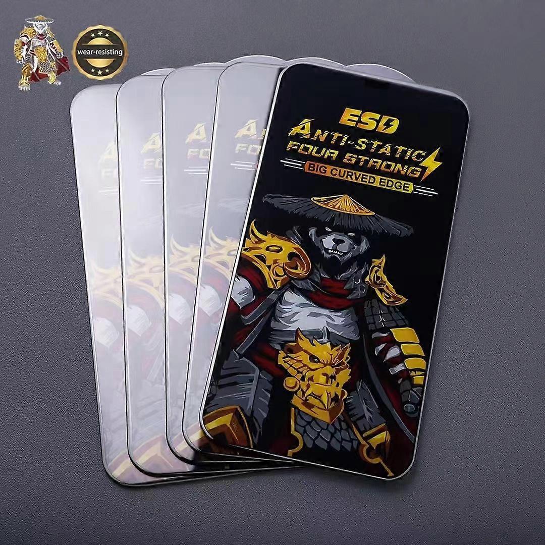 Suitable for Apple 14 Safari screen protector, iPhone 11 dustproof tempered glass screen protector, 12 large arc screen protector, 15 static