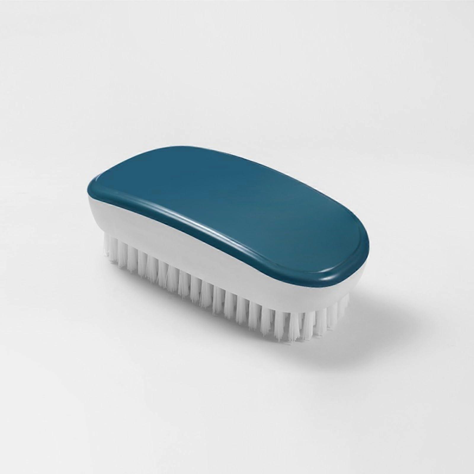 Soft Bristle Shoe Cleaning Brush for Home Use, Gentle Scrub for Sneakers and Leather, Blue