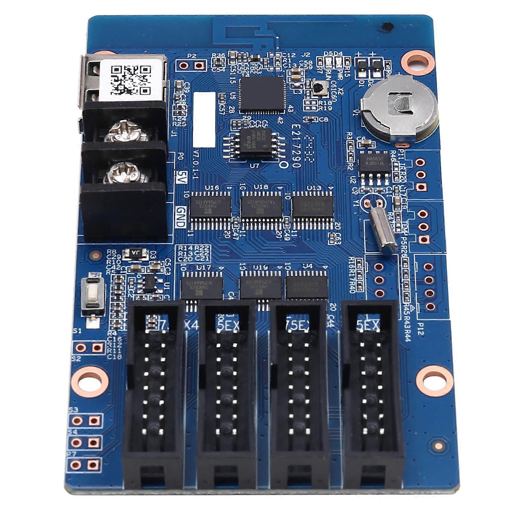 HD-WF4 RGB Seven Color Small LED Display WIFI Control Card Module 384Wx256H Pixels HUB75 Interface Controller Panel Card