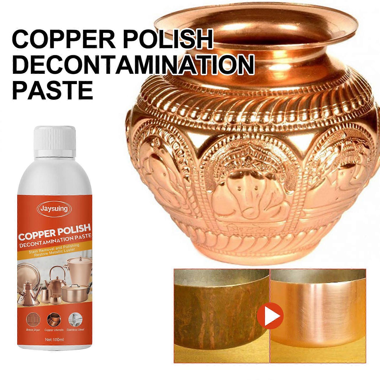 25-26 Copper And Brass Polish Cleaner Deep Conversion Rust Remover For Fences Taps Colorful Steel Tiles 100ml