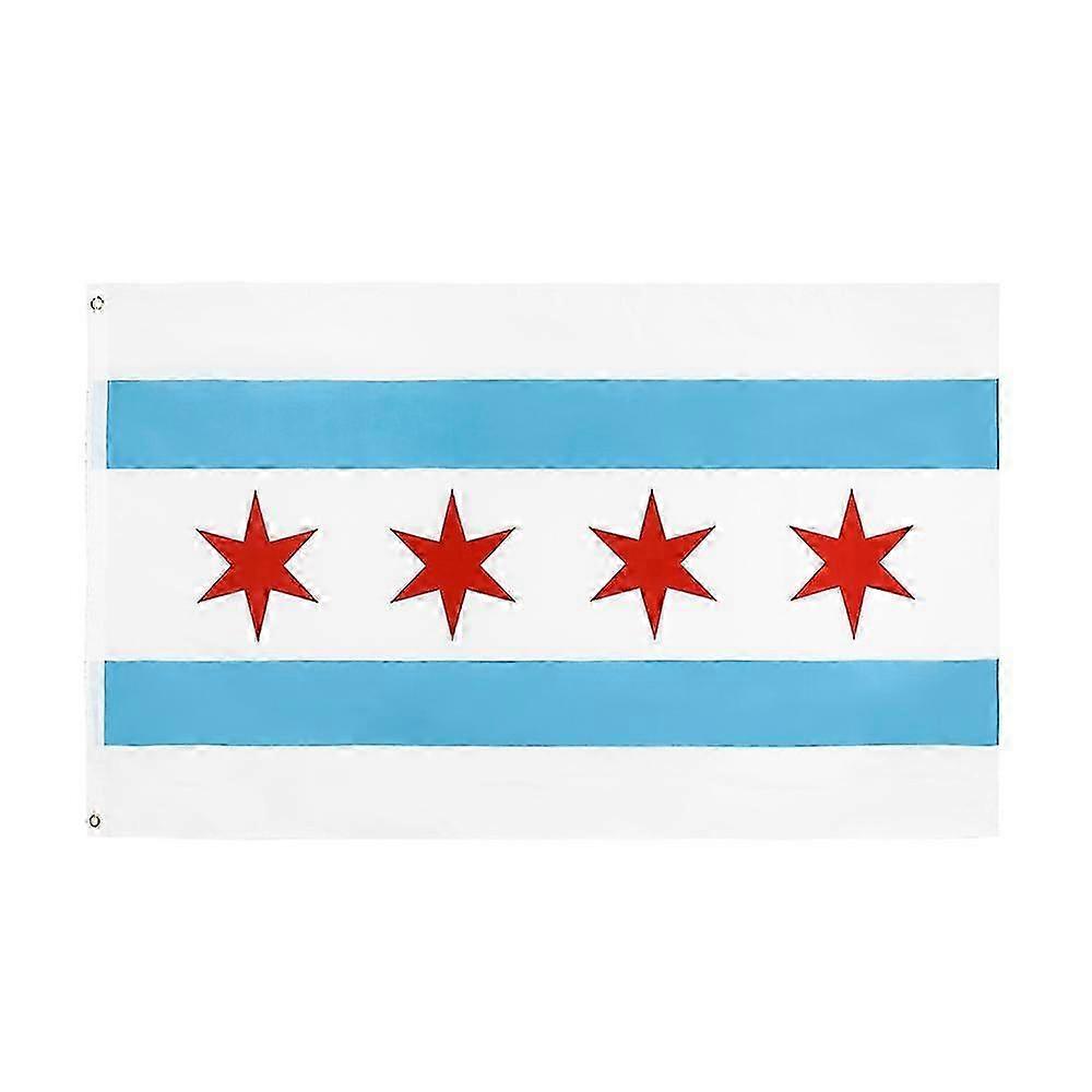 90x150cm Flag for Chicago - Ideal for Decor