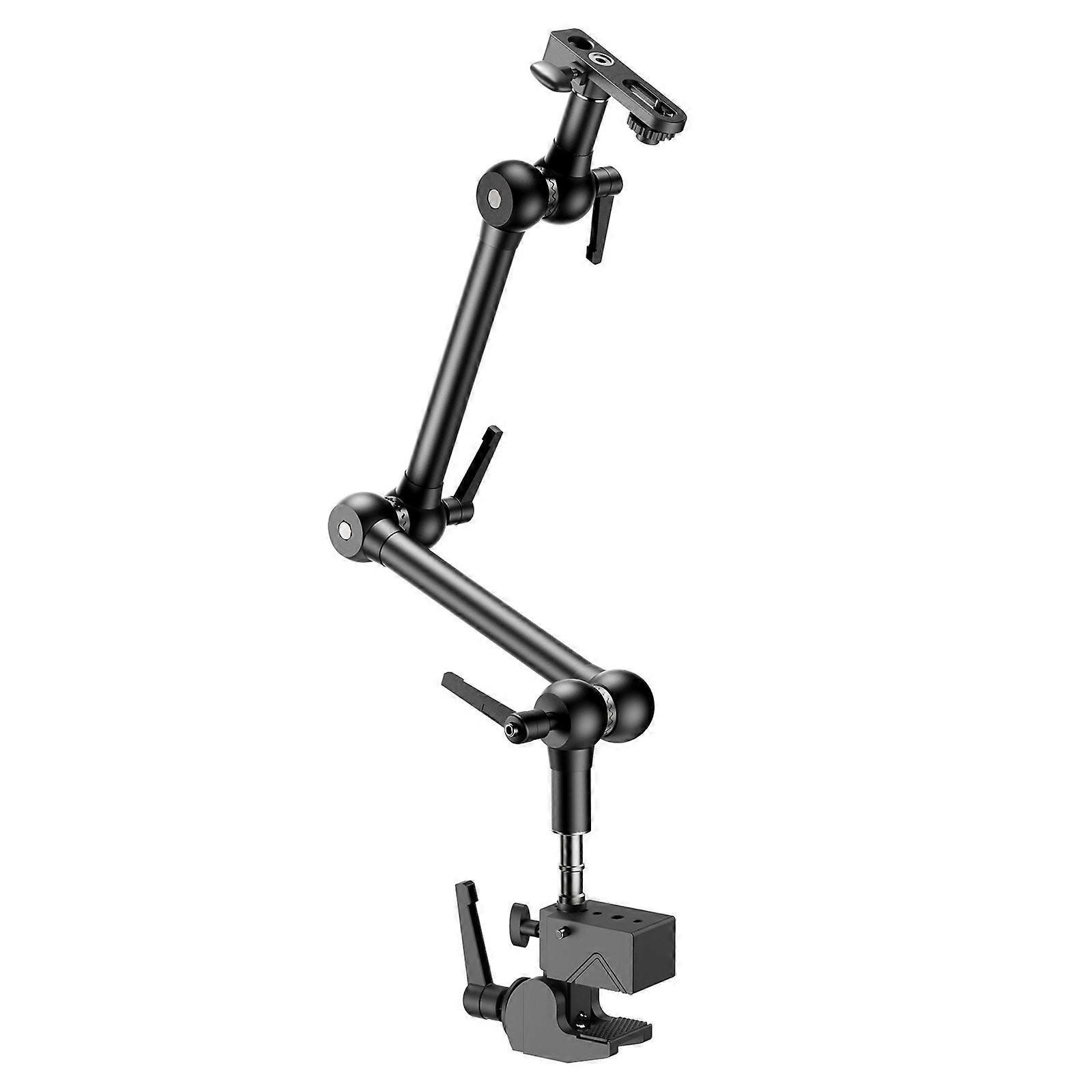 Metal Arm Mounting Kit Super Clamp 1/4inch Screw Adapter Overhead Camera Desk Mount Stand for Flash LED Light Microphone Multicolor