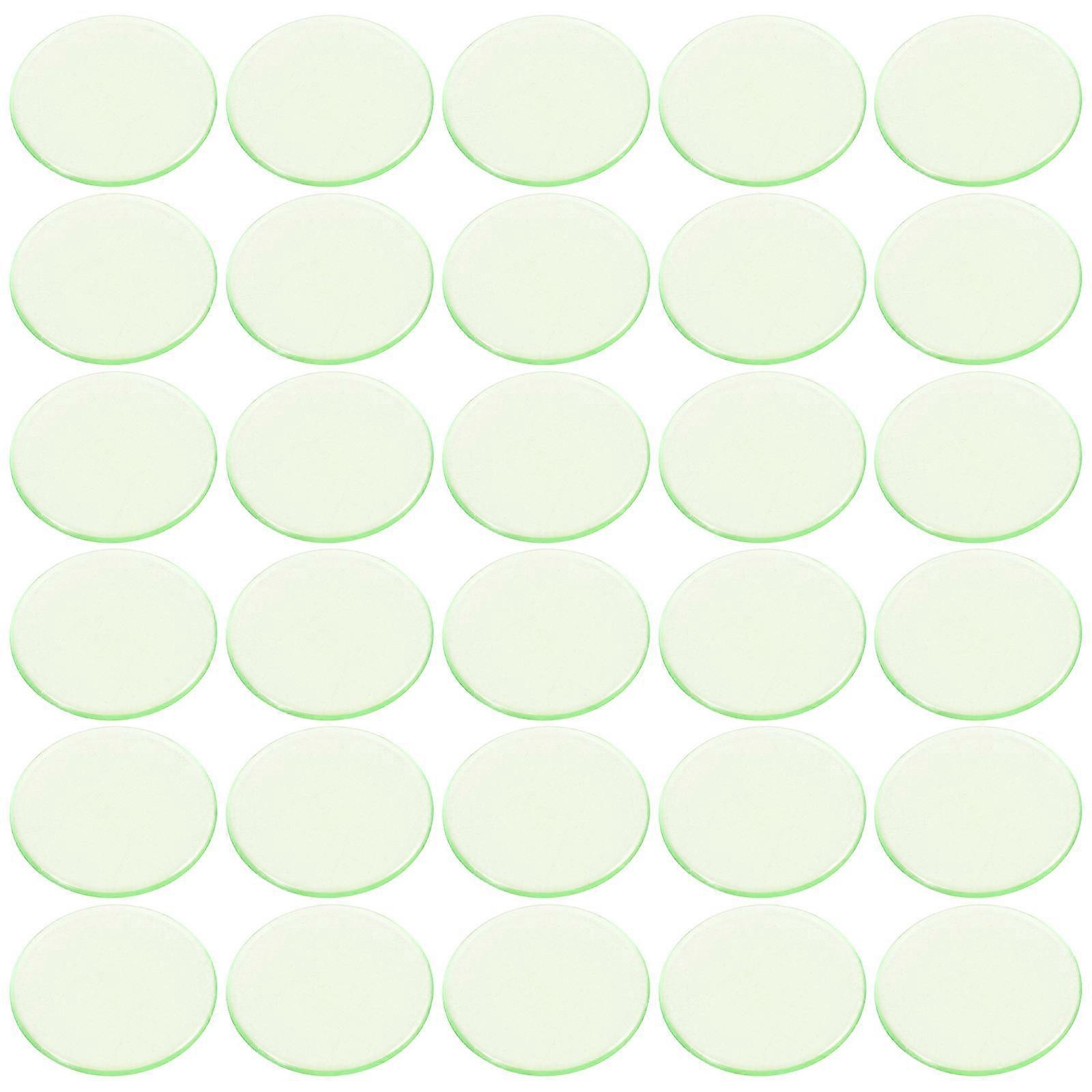 Transparent Plastic Chips Game Counting Chips 100Pcs for Games