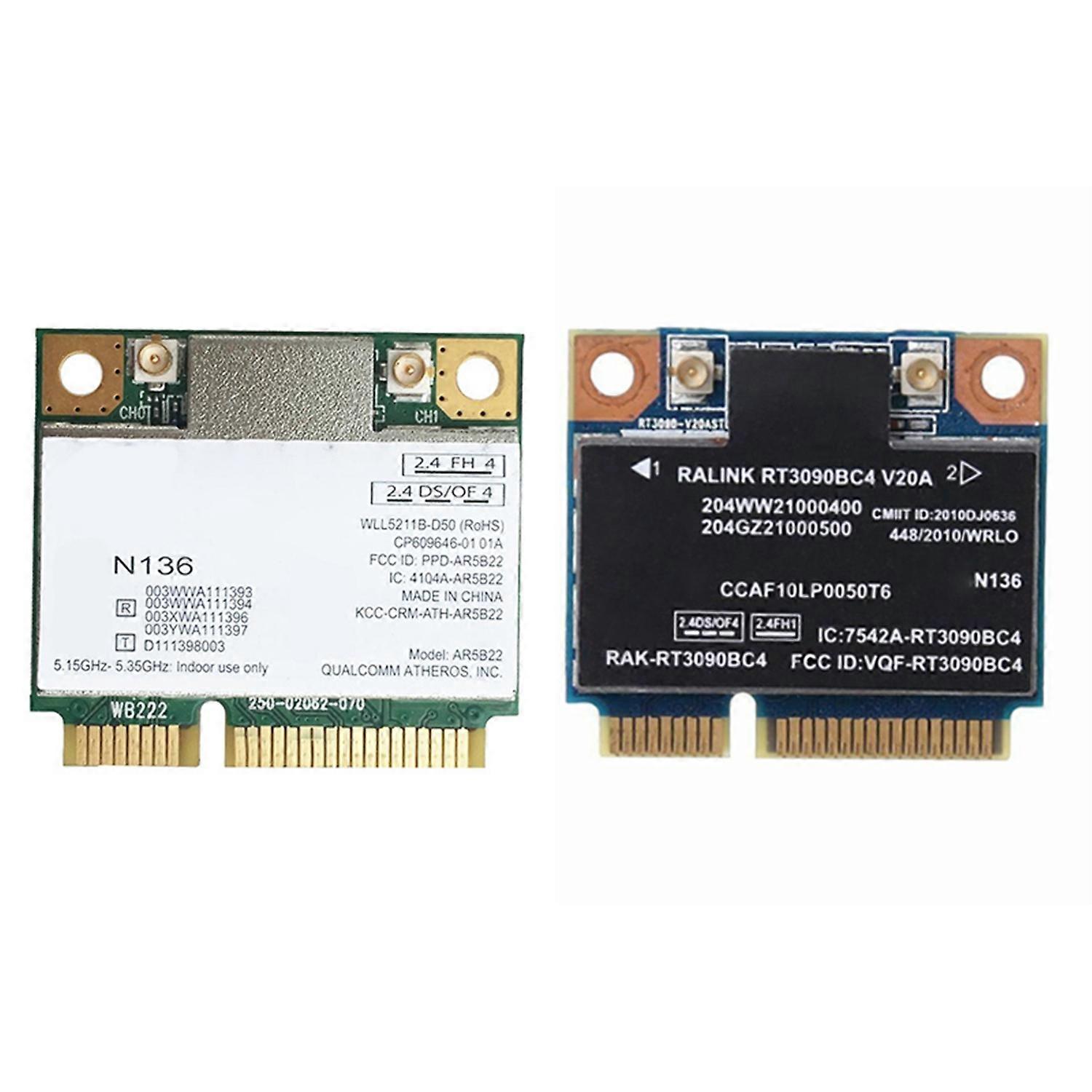 Wireless Network Card 300M Wifi Wlan Bluetooth 3.0 with Ar5B22 Half Pcie 300Mbps +Bluetooth 4.0 Wlan Wifi Wireless Card