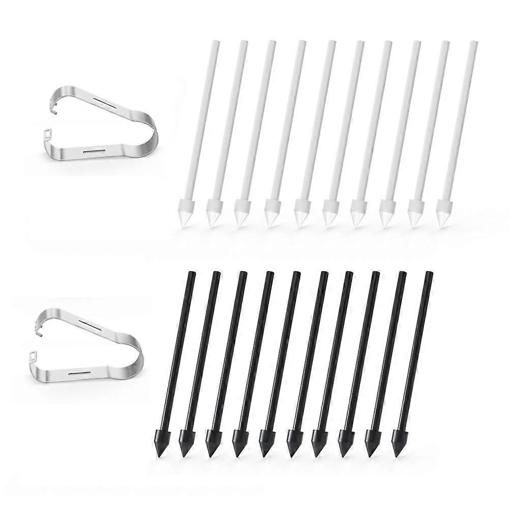 20Pcs Pen Nibs Tips Replacement for Samsung N20 S23Ultra S7/S8/S9 Touch Screen Tablet Pen Tips with Nib Removal Tool