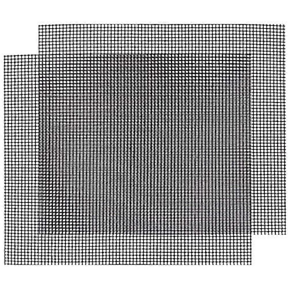 2Pcs 30x40cm Fiberglass Barbecue Mesh Mat High Temperature Resistant Non-stick Grilled Fish Mesh Pads (No FDA Certification, BPA-f