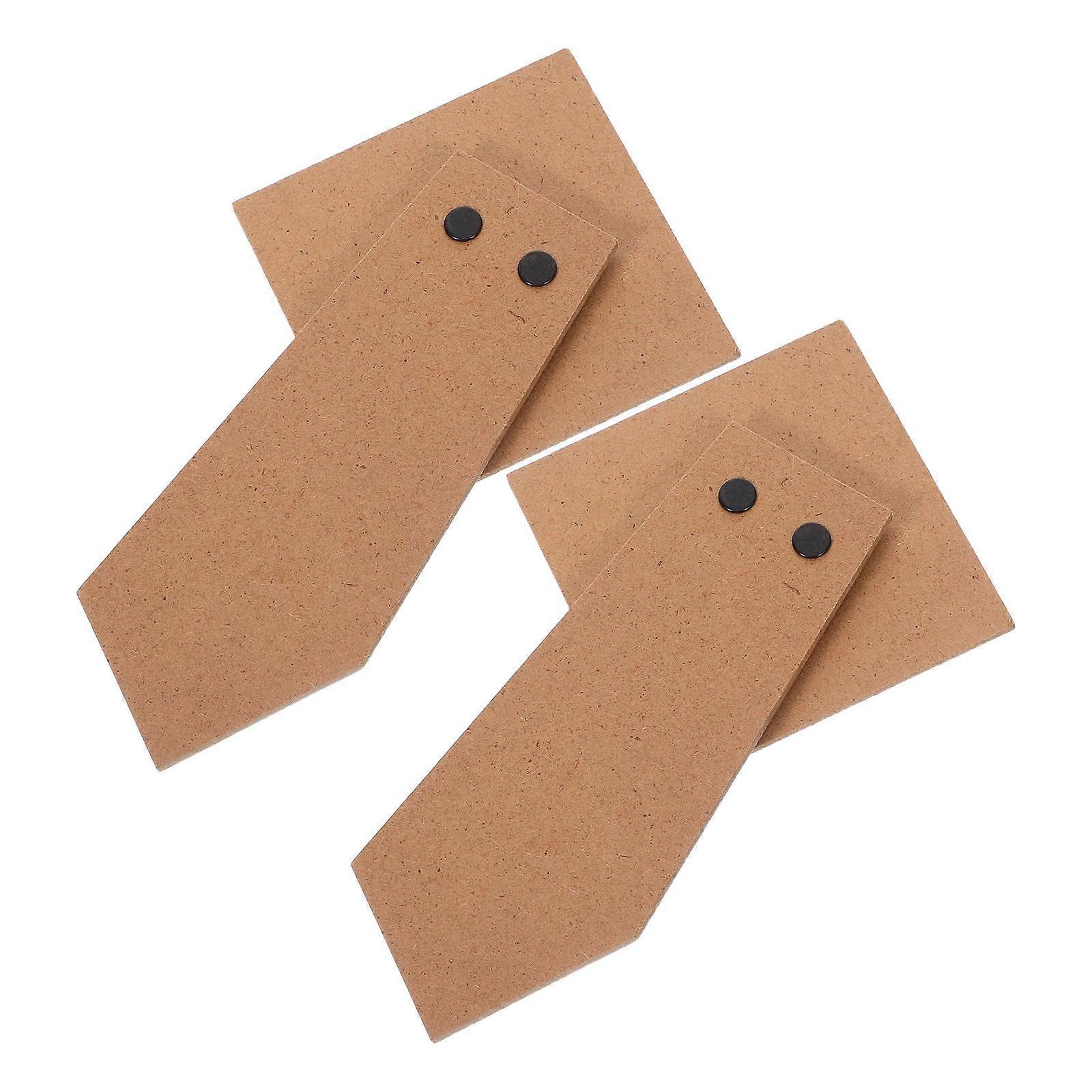 Sturdy Picture Frame Easel Backs Wood Support for Table Display 2Pcs