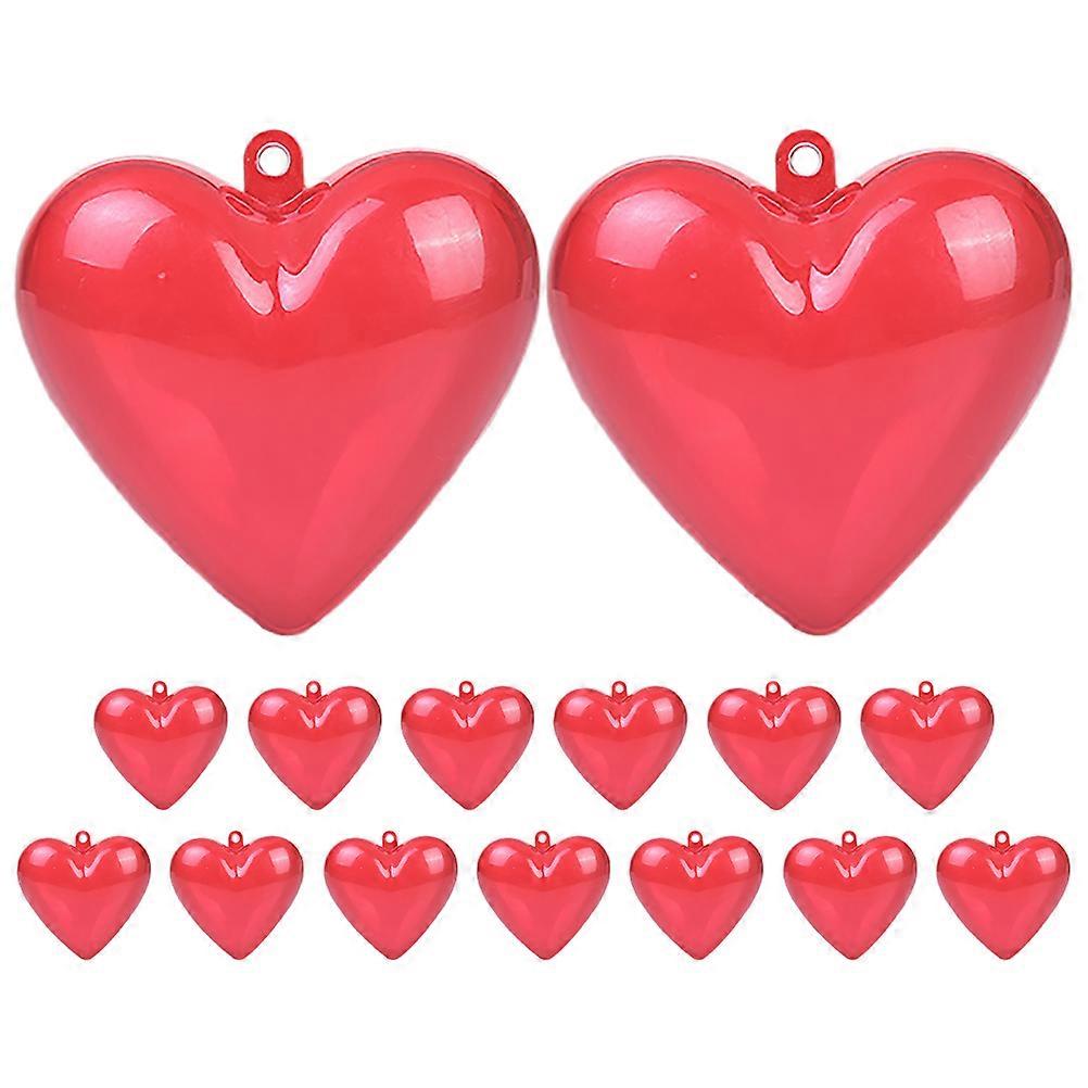 Transparent Heart Design Gift Boxes For Romantic Occasions Ideal For Candy Storage With 15 Pcs Capacity