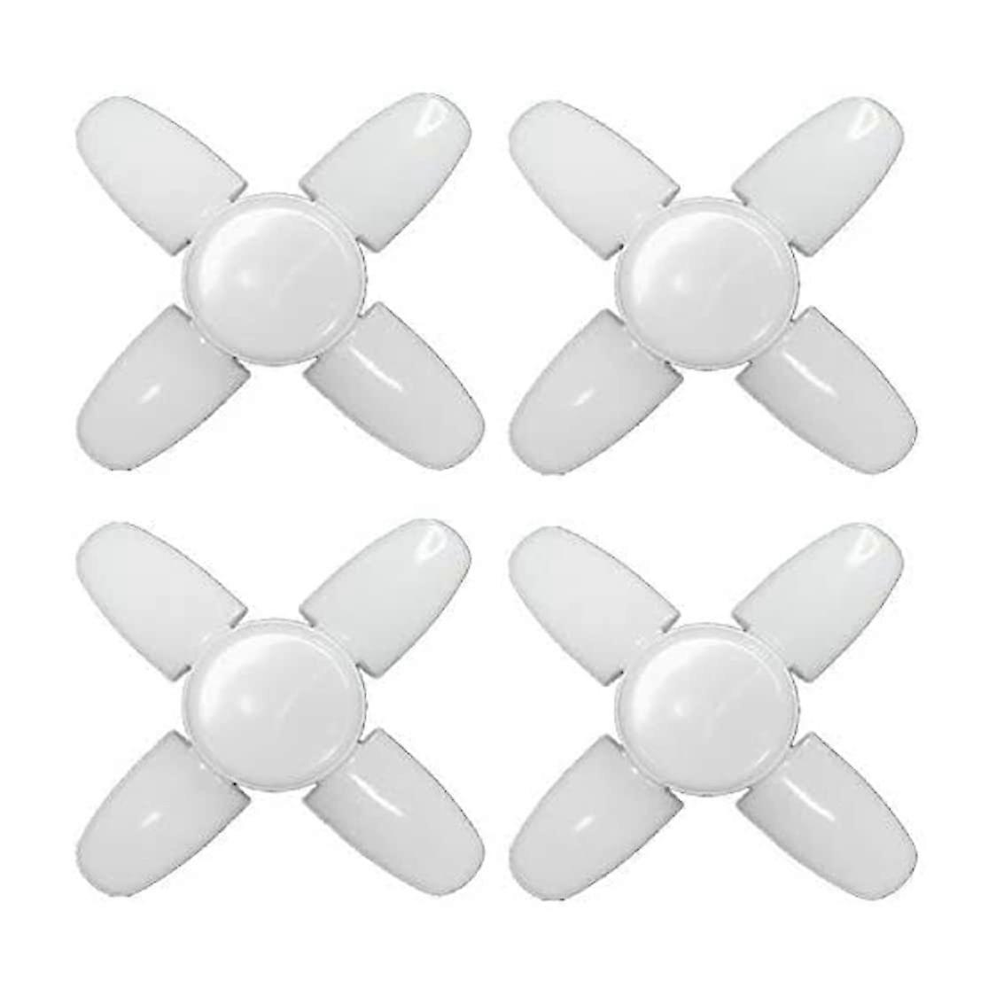 4 Pack LED Garage Ceiling Lights 2800LM, E26 E27 ScrewIn, 360° Adjustable for Workshop Basement