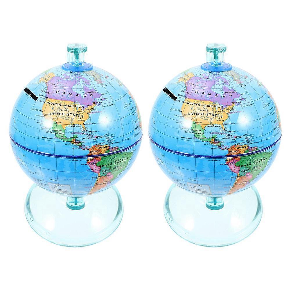 Multi Functional Globe Shape Coin Bank for Kids with 2Pcs Storage Jars